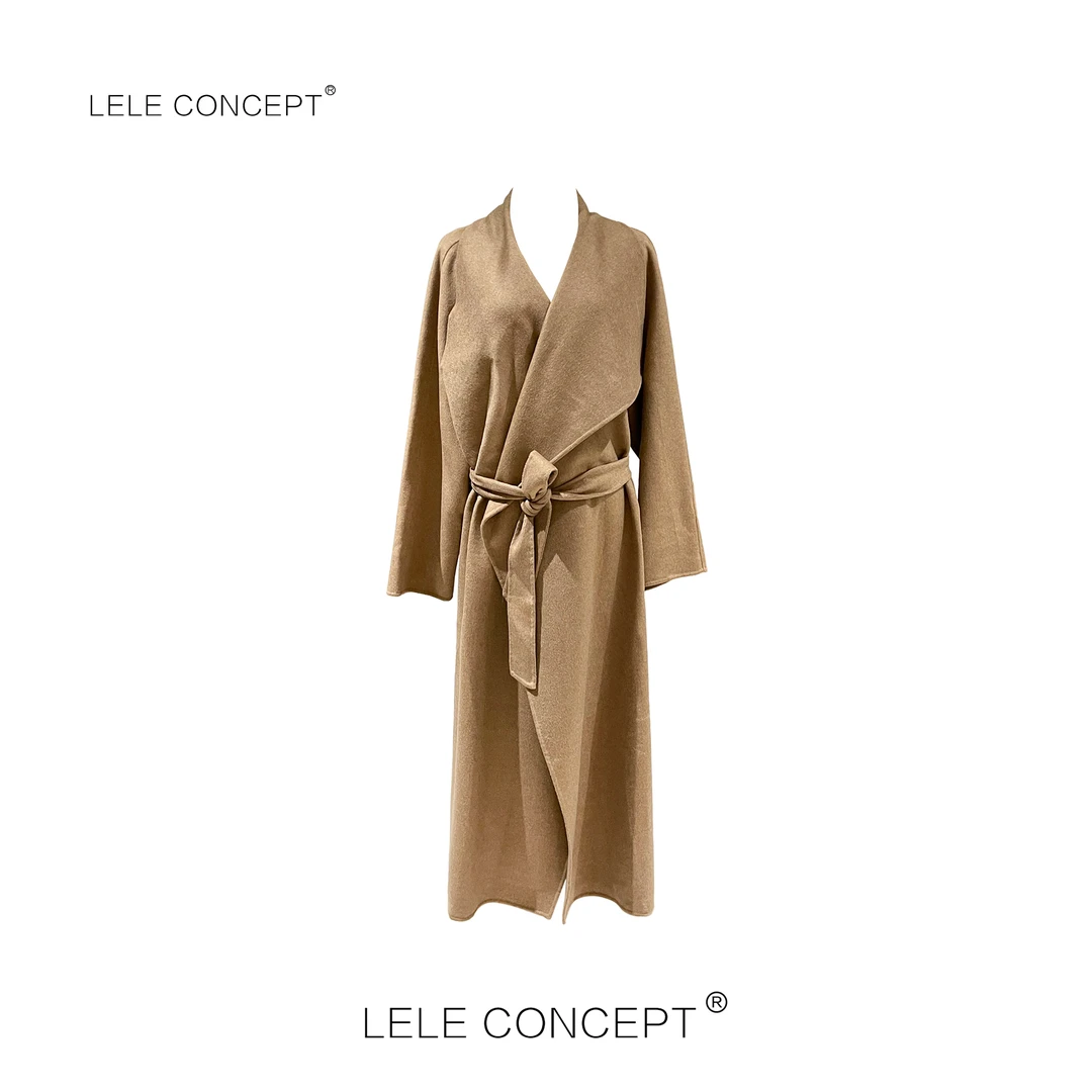 LELE CONCEPT丨都市气质时尚大领腰带款大衣FD25C0003W