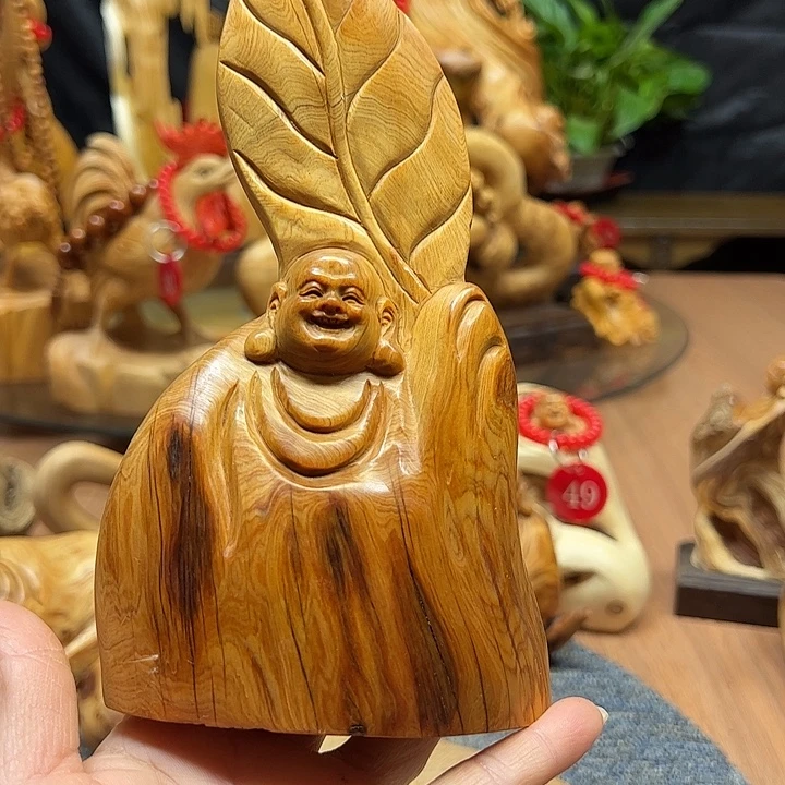 无事牌非洲檀香崖柏摆件