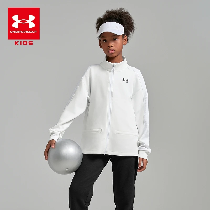 Under Armour/春季针织外套休闲运动服综训立领251224175