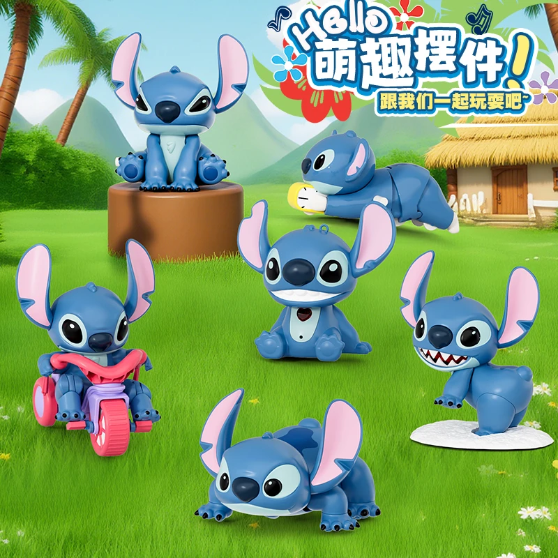 【现货直发】史迪仔星际宝贝回力发条玩具语音玩具可动摆件节日礼物