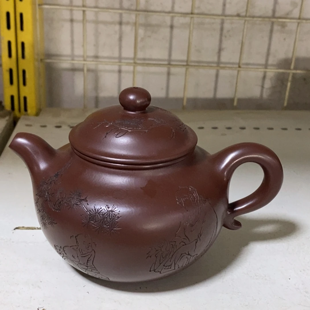 茶壶紫砂白19 莲子