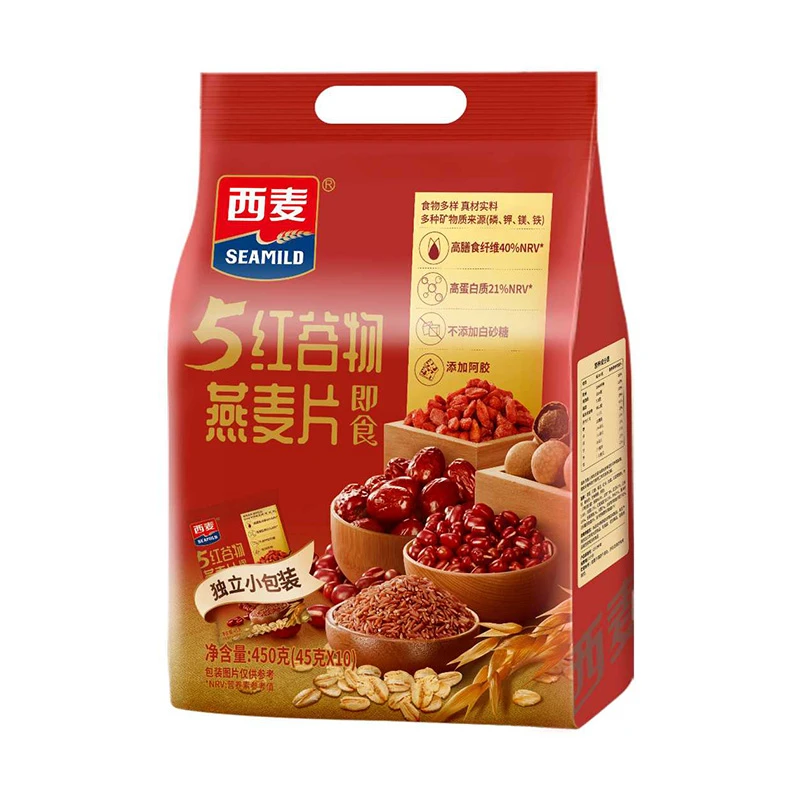 西麦5红谷物燕麦片450g