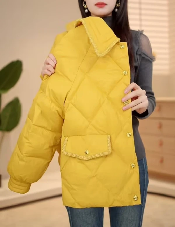 【MR】新年战袍|新款小香风时尚气质设计感小清新减龄保暖羽绒服