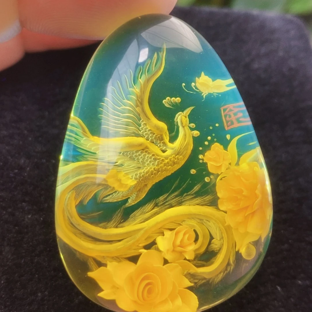 【闪购商品】金珀吊坠(不含链)未镶嵌