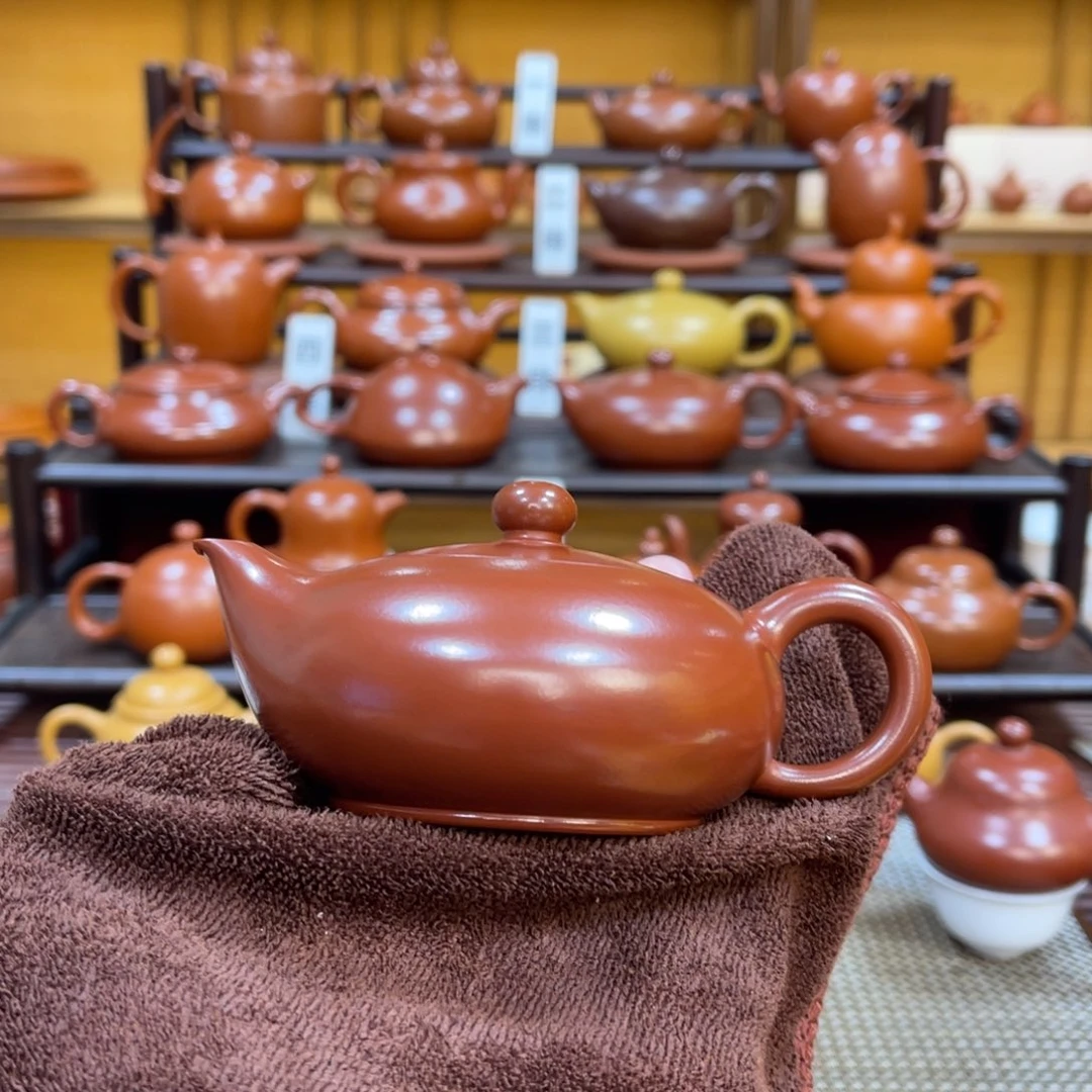 紫砂茶壶红凤雏 120-140c