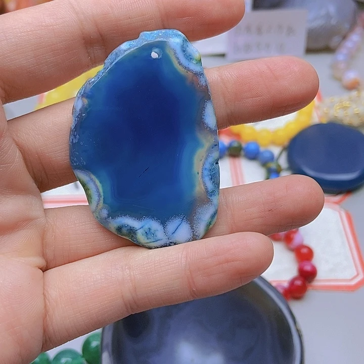 【闪购商品】玛瑙/玉髓珠宝半成品未镶嵌婵**月