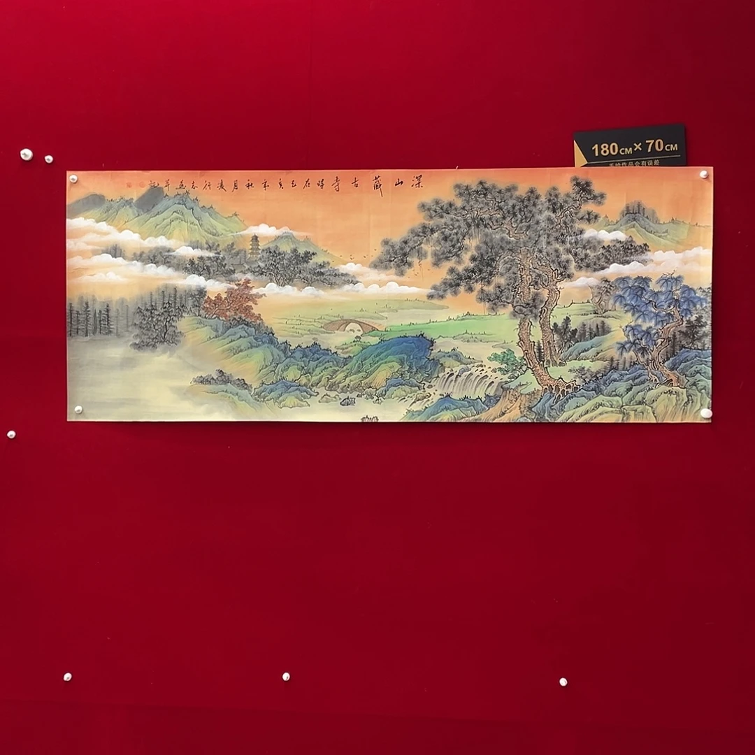 国画凌行志手绘作品