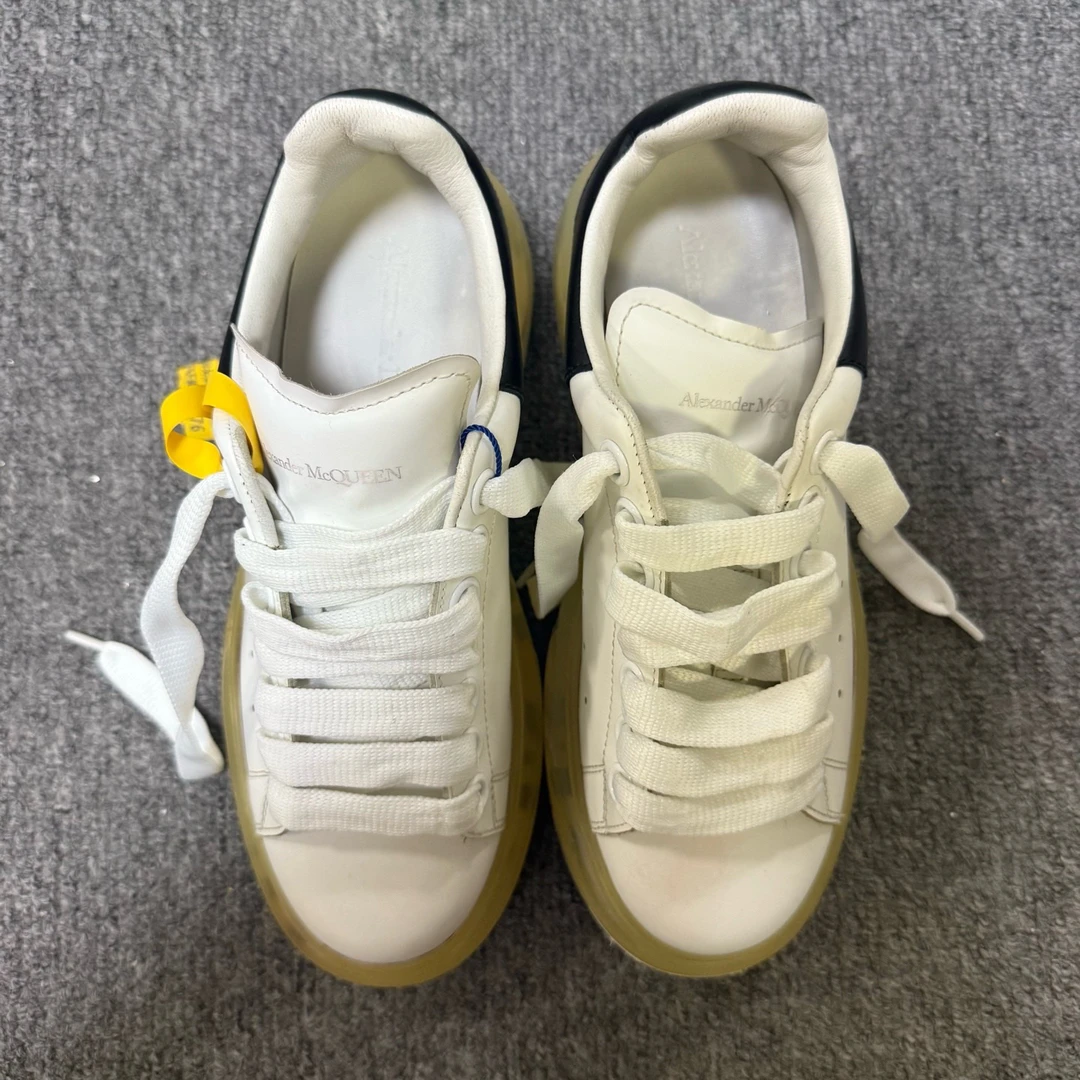 95新 Alexander McQueen/亚历山大·麦昆 时尚板鞋 35码/12576