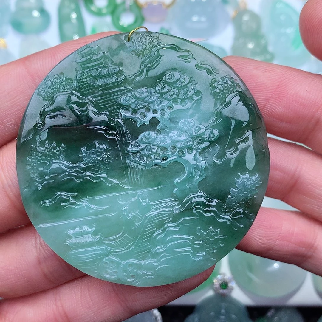 翡翠吊坠(不含链)未镶嵌