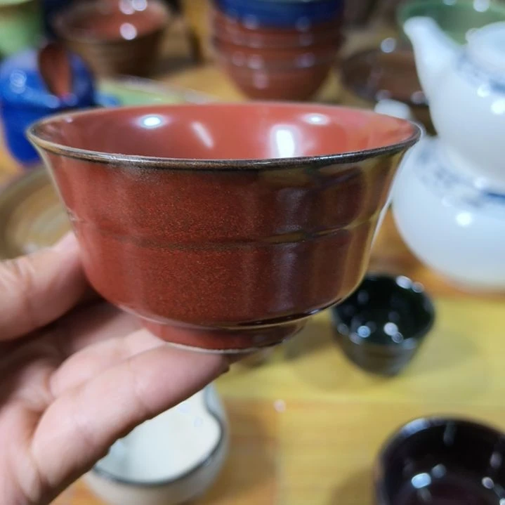 瓷片磁州窑五厂盘碗壶杯