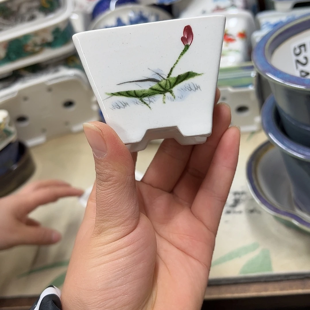 紫砂花盆421号瑕疵7/5cn