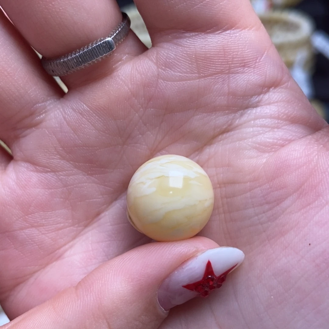 蜜蜡未镶嵌珠宝奇石15.5mm