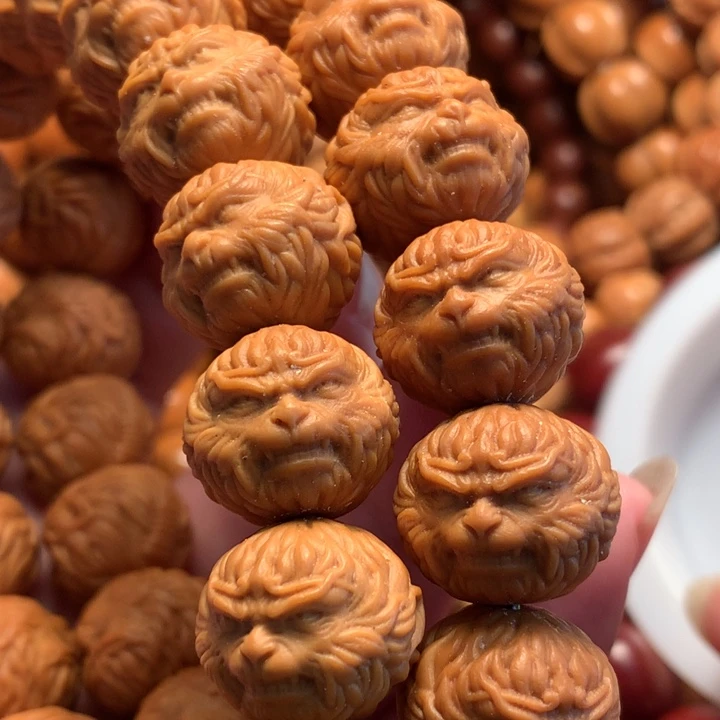 【闪购商品】猴头核桃手串菩**祖wu k