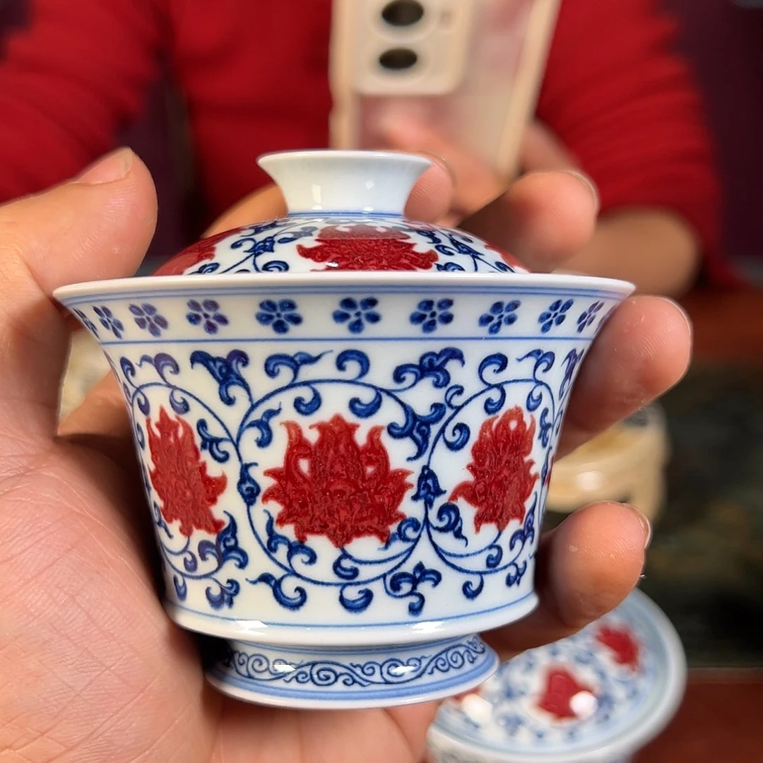 杯6*6景德镇手工手绘陶瓷杯子