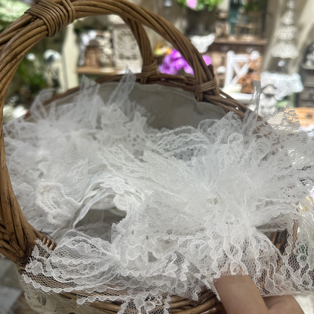 【南乔花园】绵柔蕾丝花边DIY 花园杂货 花篮装饰