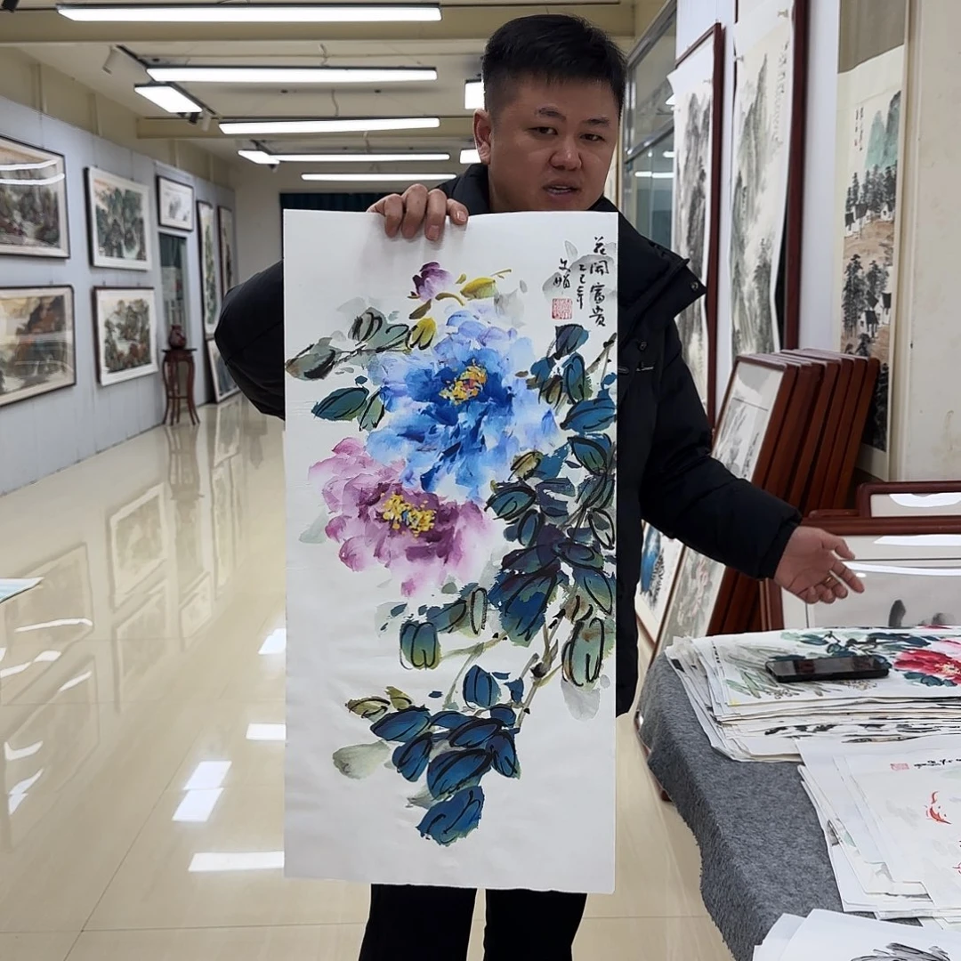 书法国画作品多次