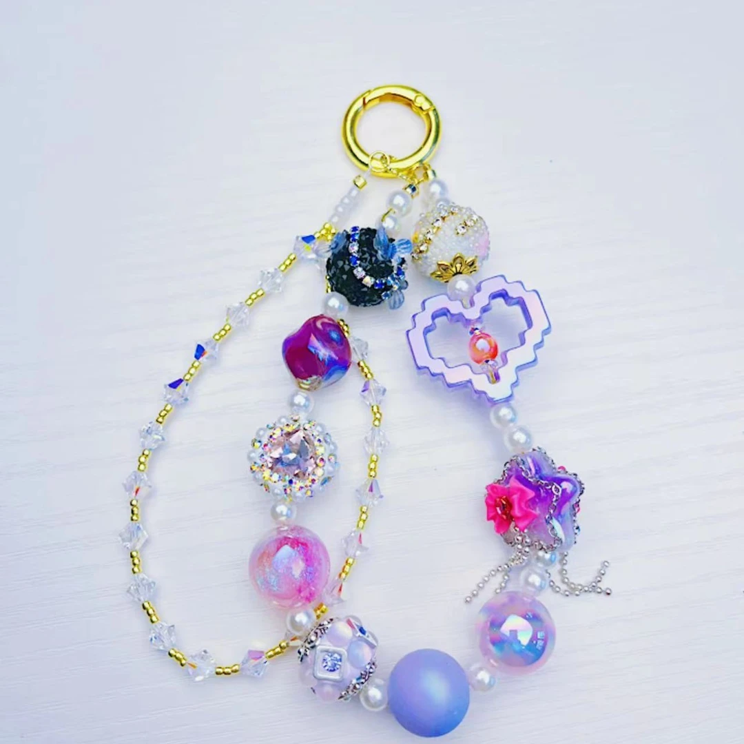 手工DIY手工材料走播 包包链 项链 手机链 等网红串珠材料