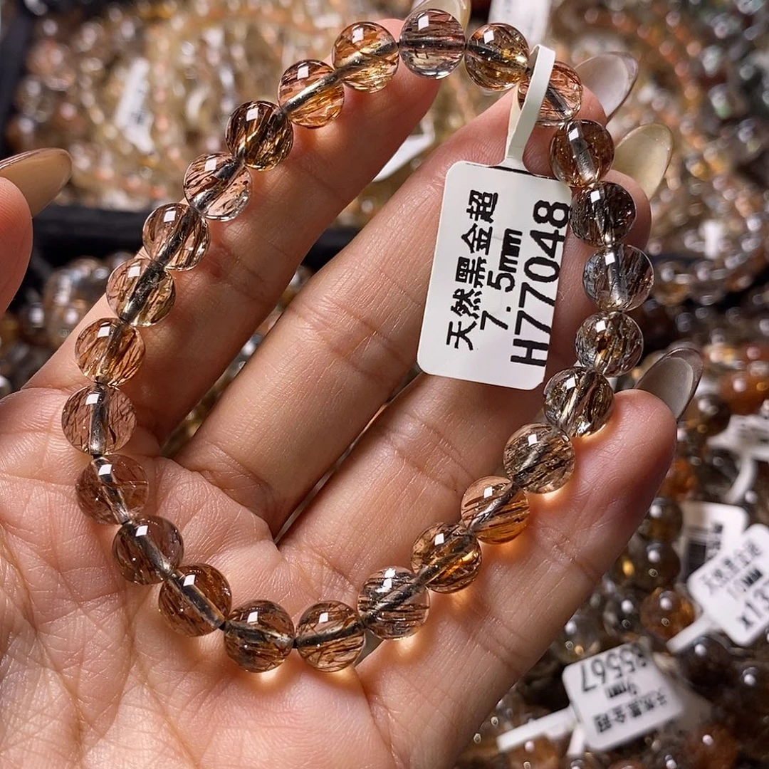 未镶嵌水晶手链水