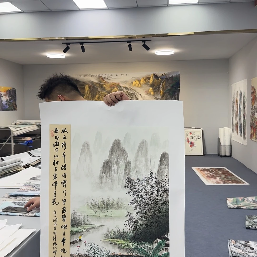 国画国画作品宣纸纯手绘