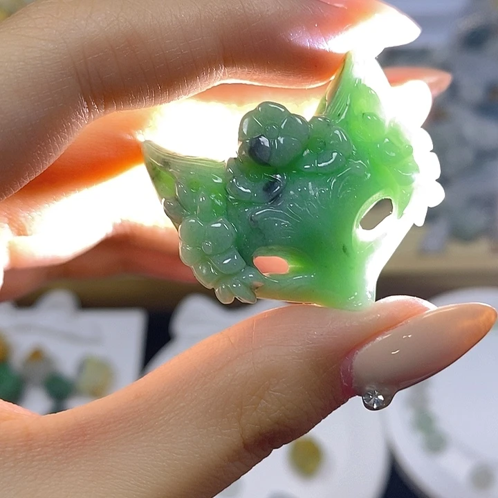 翡翠散珠天然缅甸翡翠