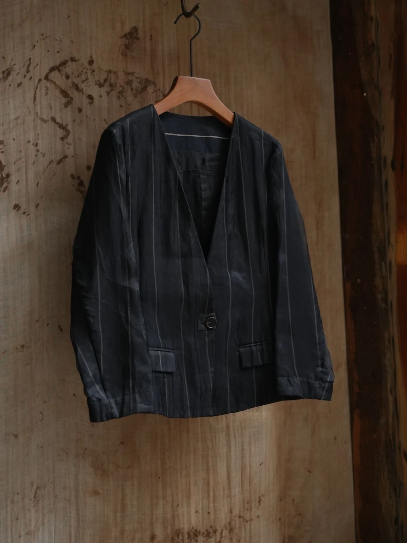 NatureDye 【美侖美奂】BJ129902原创设计休闲外衣