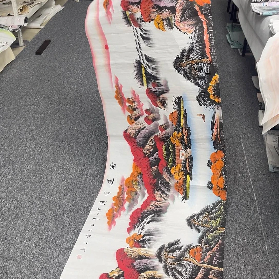 国画纯手绘画作品