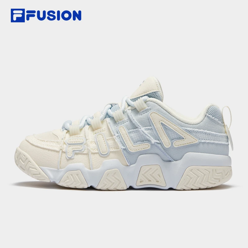 Fila/斐乐潮牌女鞋夏季透气复古篮球鞋百搭运动鞋厚底增高面包鞋