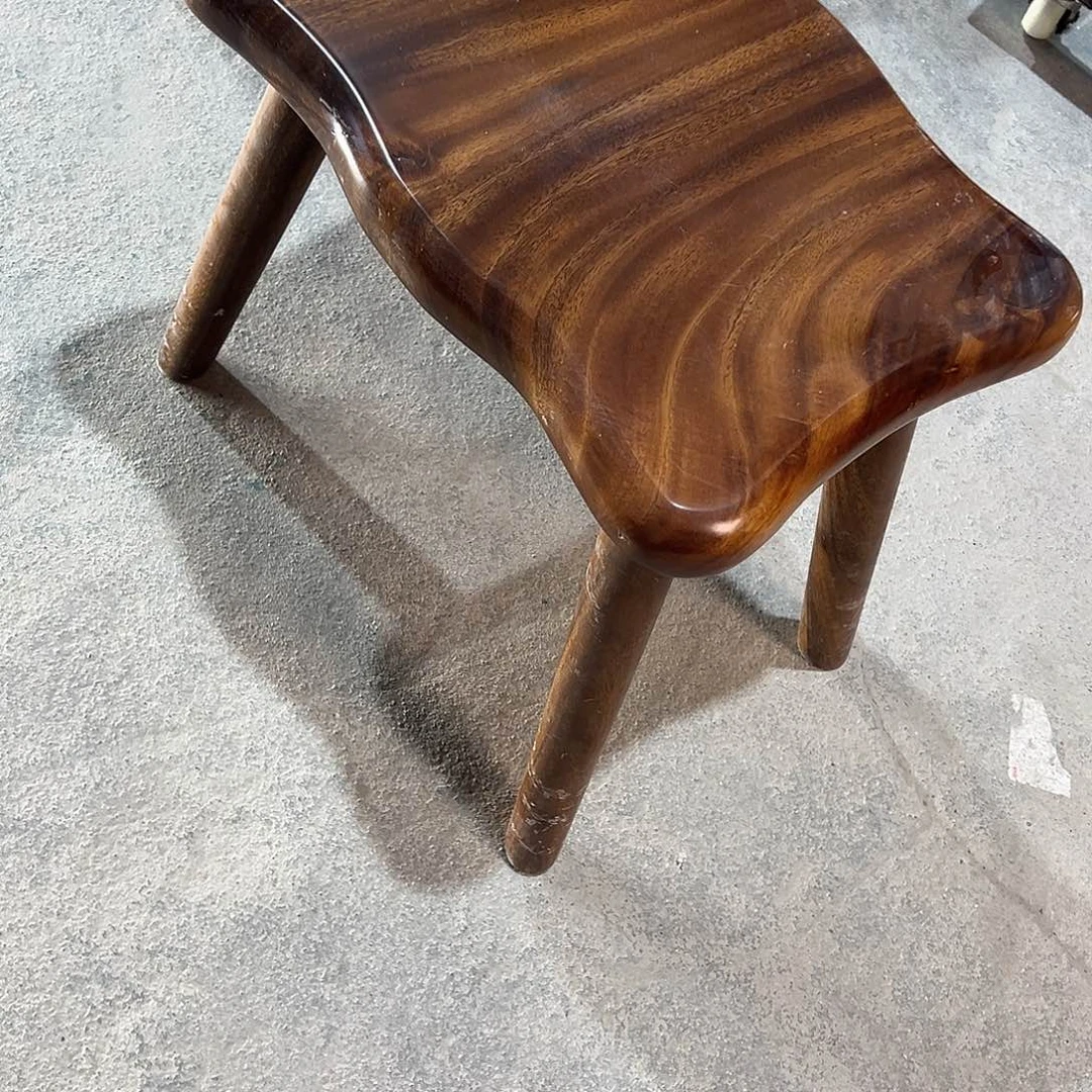 木（非红木类）南美胡桃木面包凳子是木微瑕