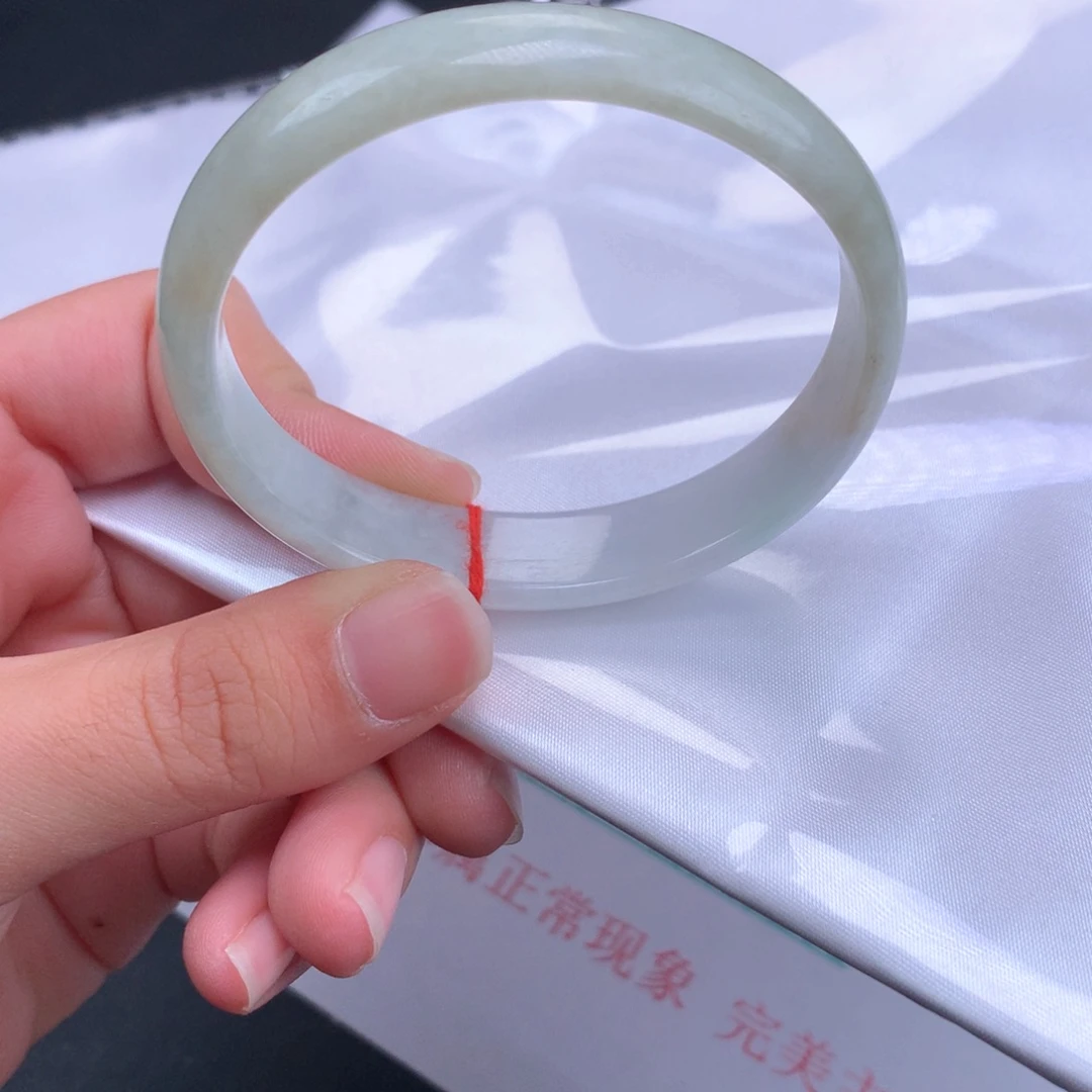 翡翠手镯（贵妃镯）未镶嵌1号55.5贵妃