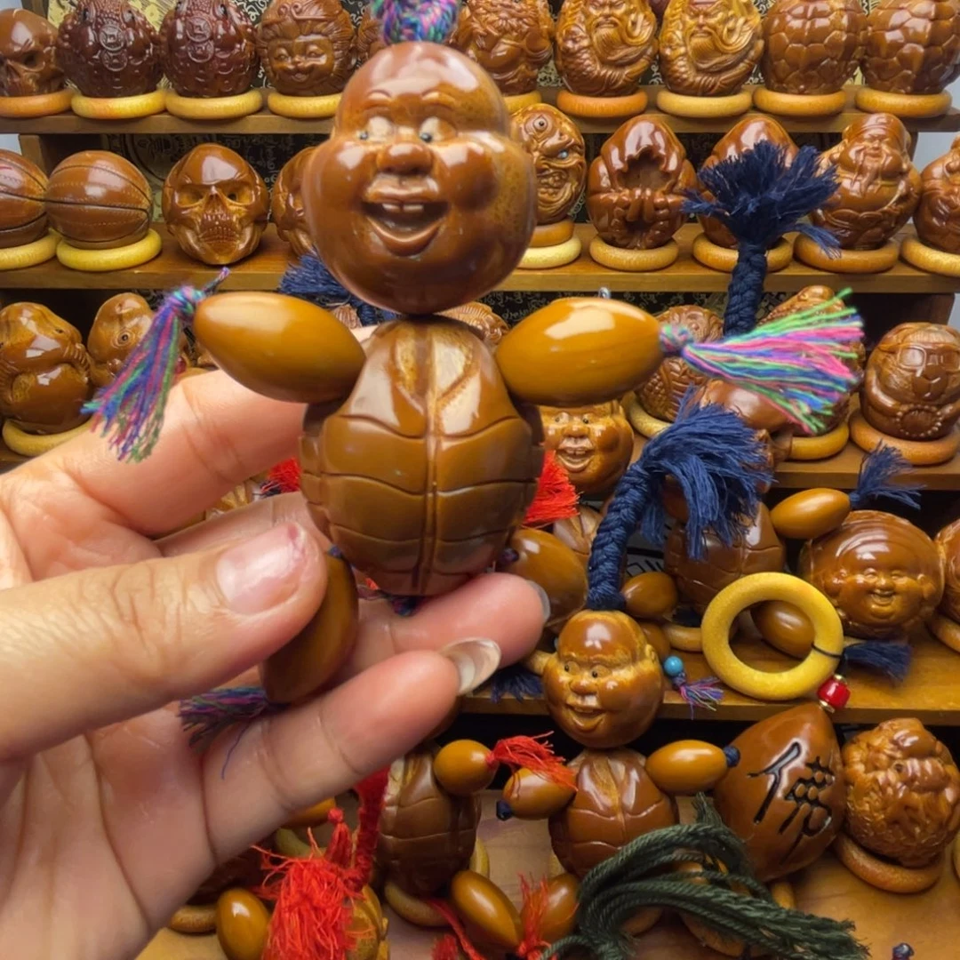 吊坠橄榄核富贵菜绿色的