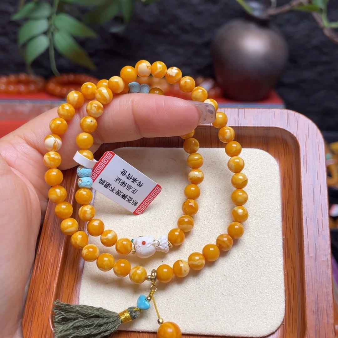 蜜蜡未镶嵌手链手串