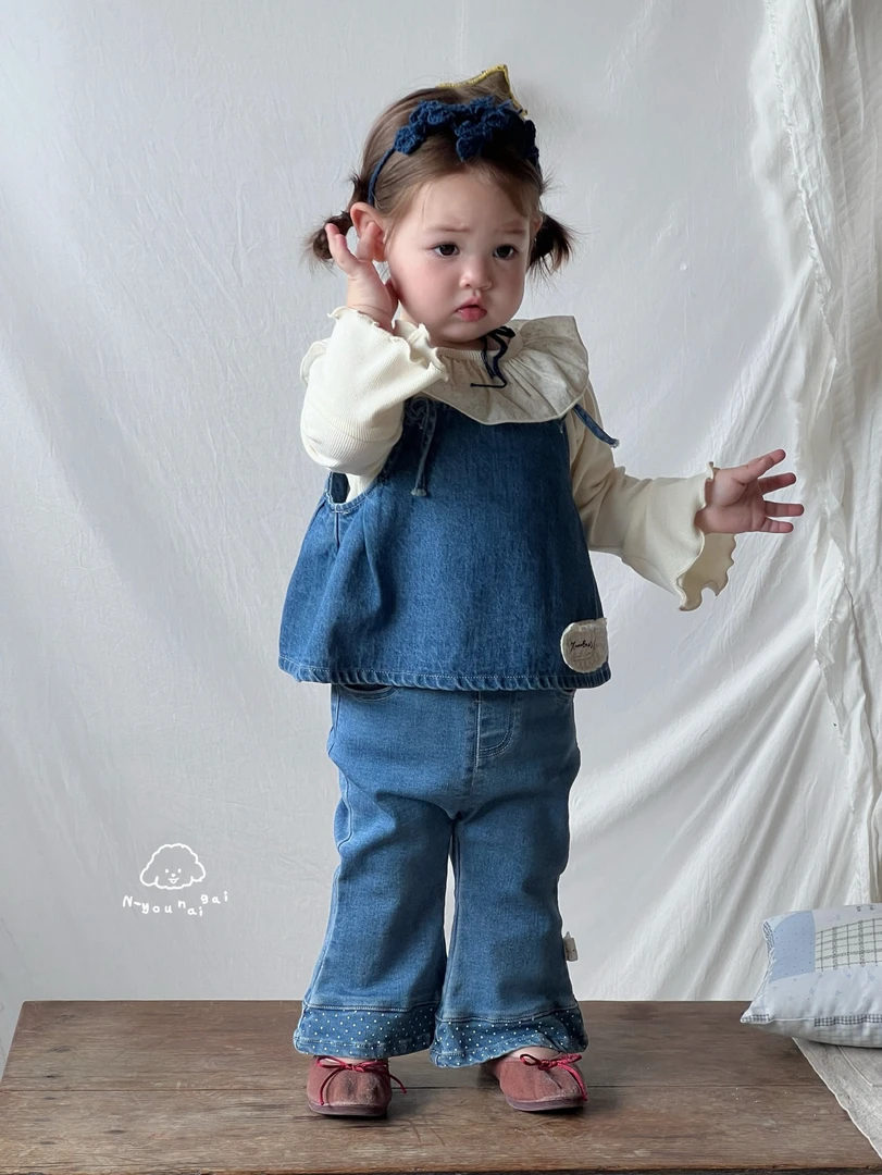 奶盖爆款25秋17020 2件套牛仔