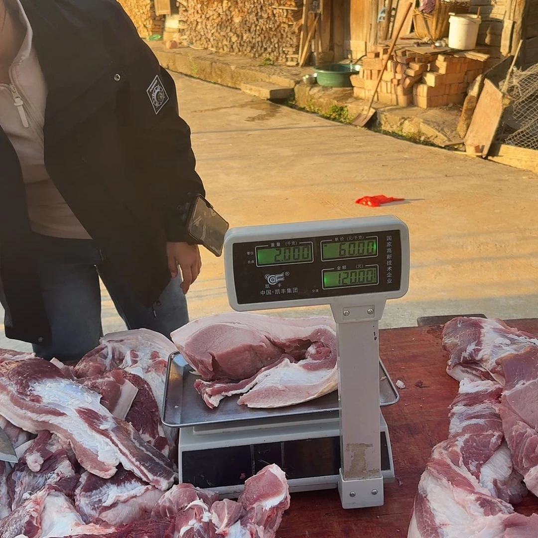 中国大陆土猪肉食用农产品五花