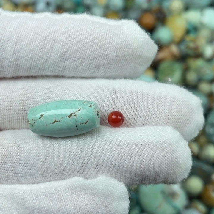 南红玛瑙未镶嵌配饰9.4微瑕