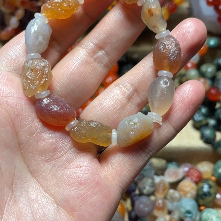 玛瑙/玉髓未镶嵌手链