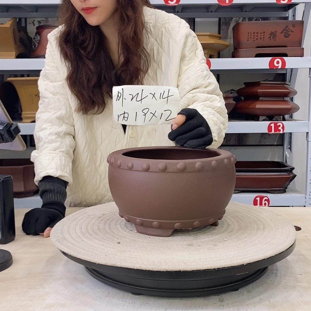 紫砂花盆紫砂花盆