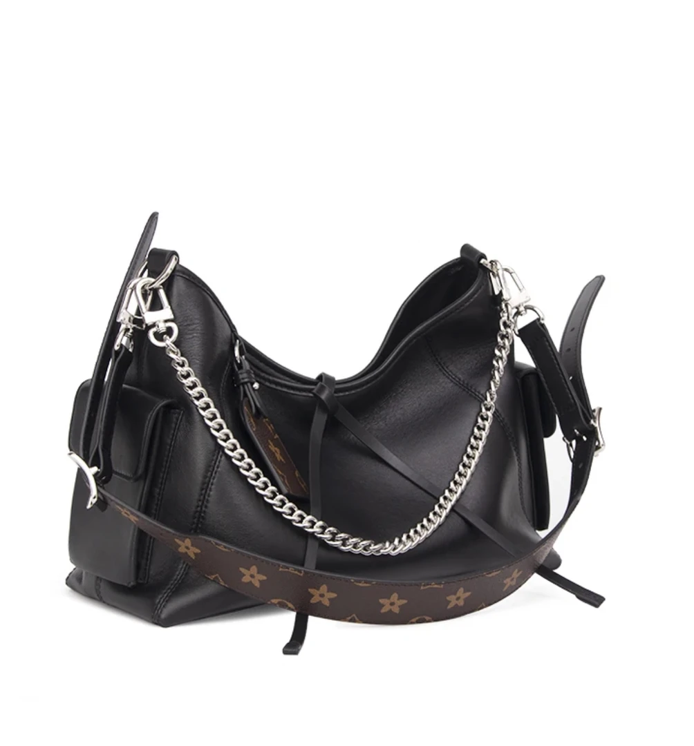 2604大号黑武士新款爆款时尚百搭女包单肩斜挎包包网红女包