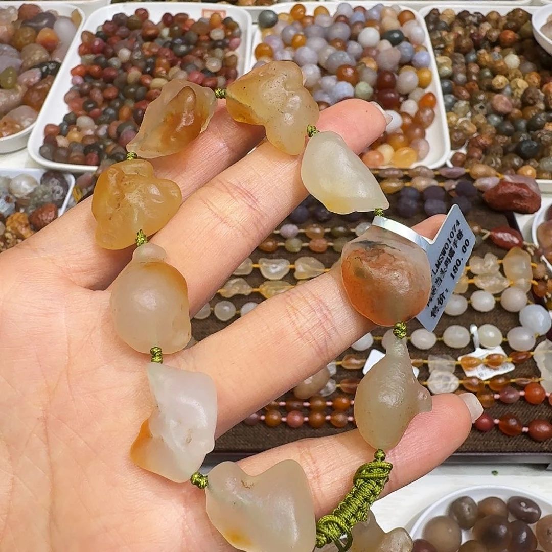 玛瑙/玉髓手链合金