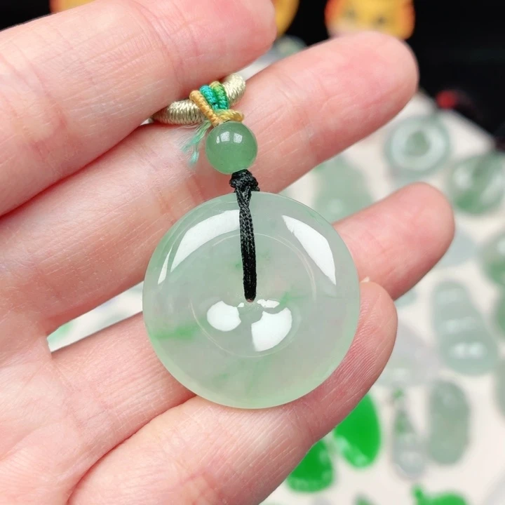 颈饰未镶嵌翡翠缅甸天然A货翡翠