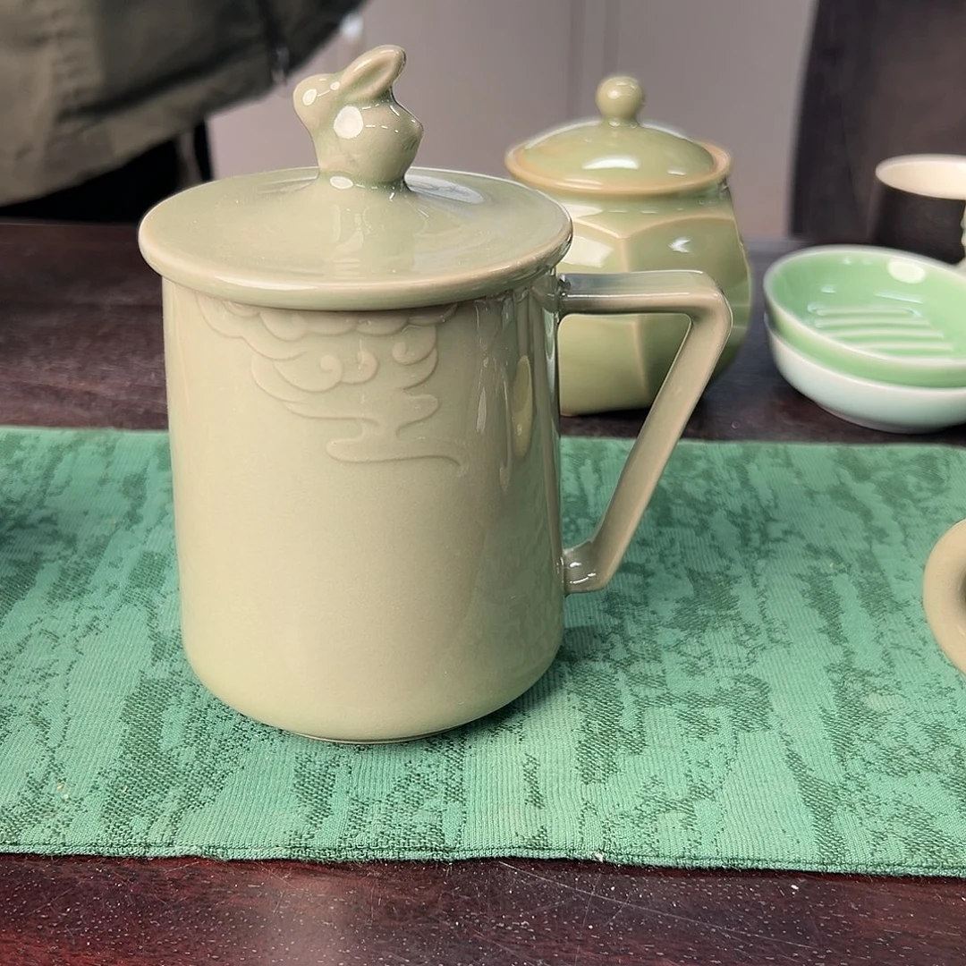 云间青瓷龙泉小米茶器