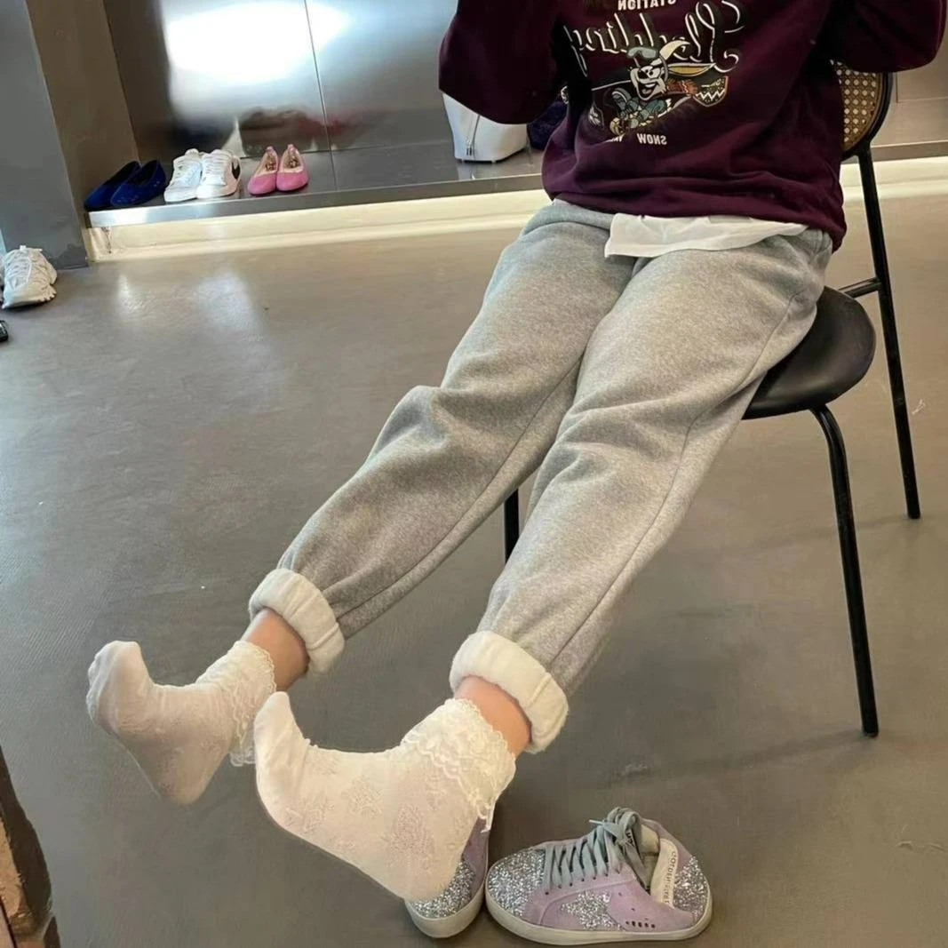 【BORAKOO】【吉莉】白色蕾丝花边~复古袜(一组 两双)