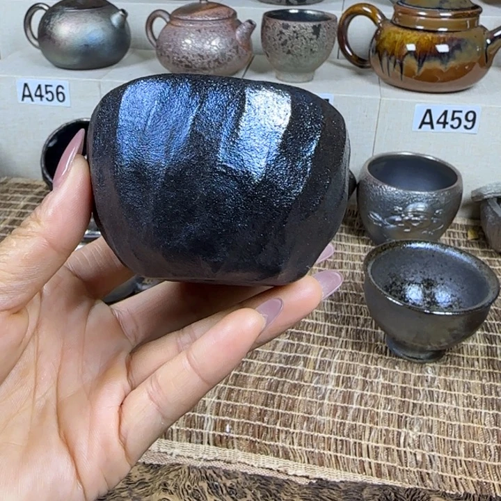 云南建水紫陶古法柴烧杯