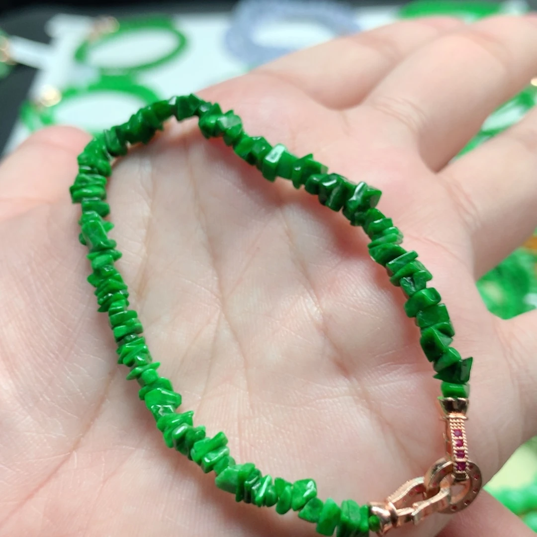 翡翠未镶嵌手链翡翠