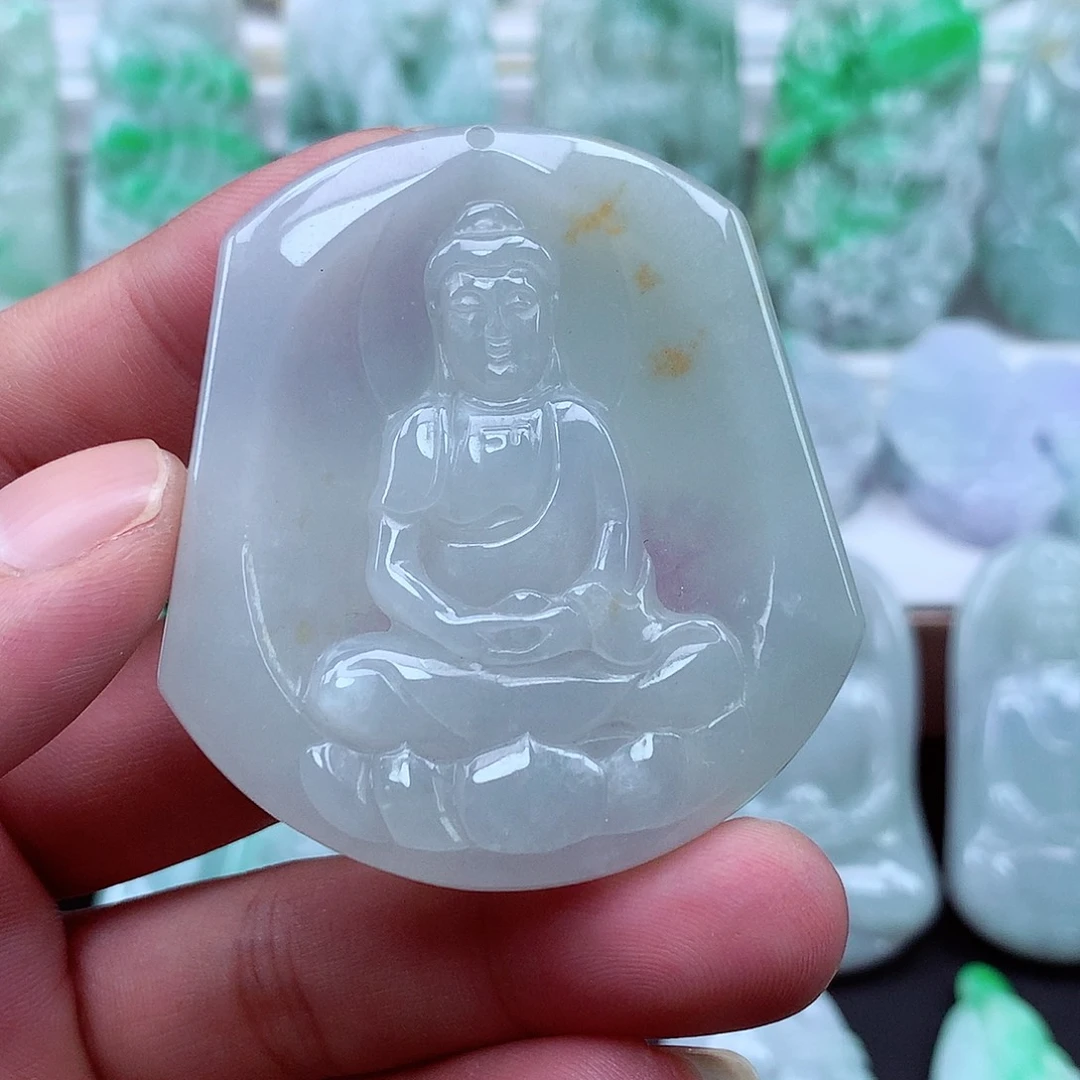 翡翠未镶嵌颈饰翡翠吊坠
