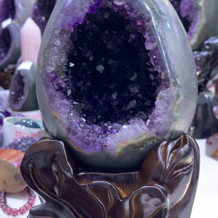 紫晶1未镶嵌云**心1165紫水晶