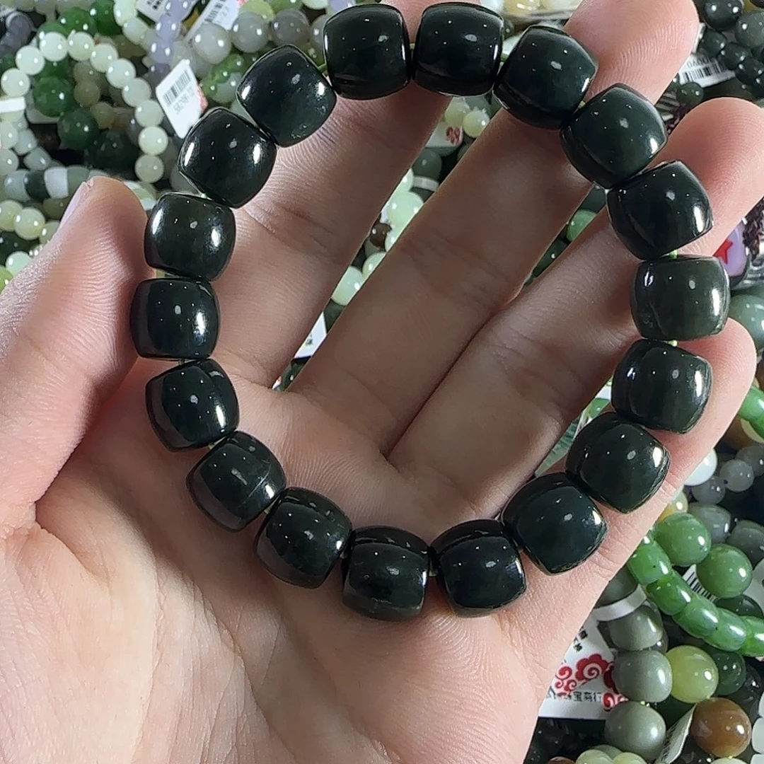 和田玉手链未镶嵌19