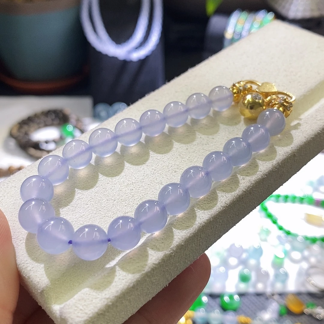 翡翠未镶嵌挂件手串