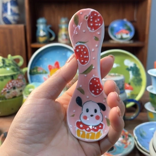 壶景德镇釉下手绘陶瓷