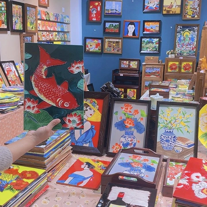 【闪购商品】瓷片锦鲤