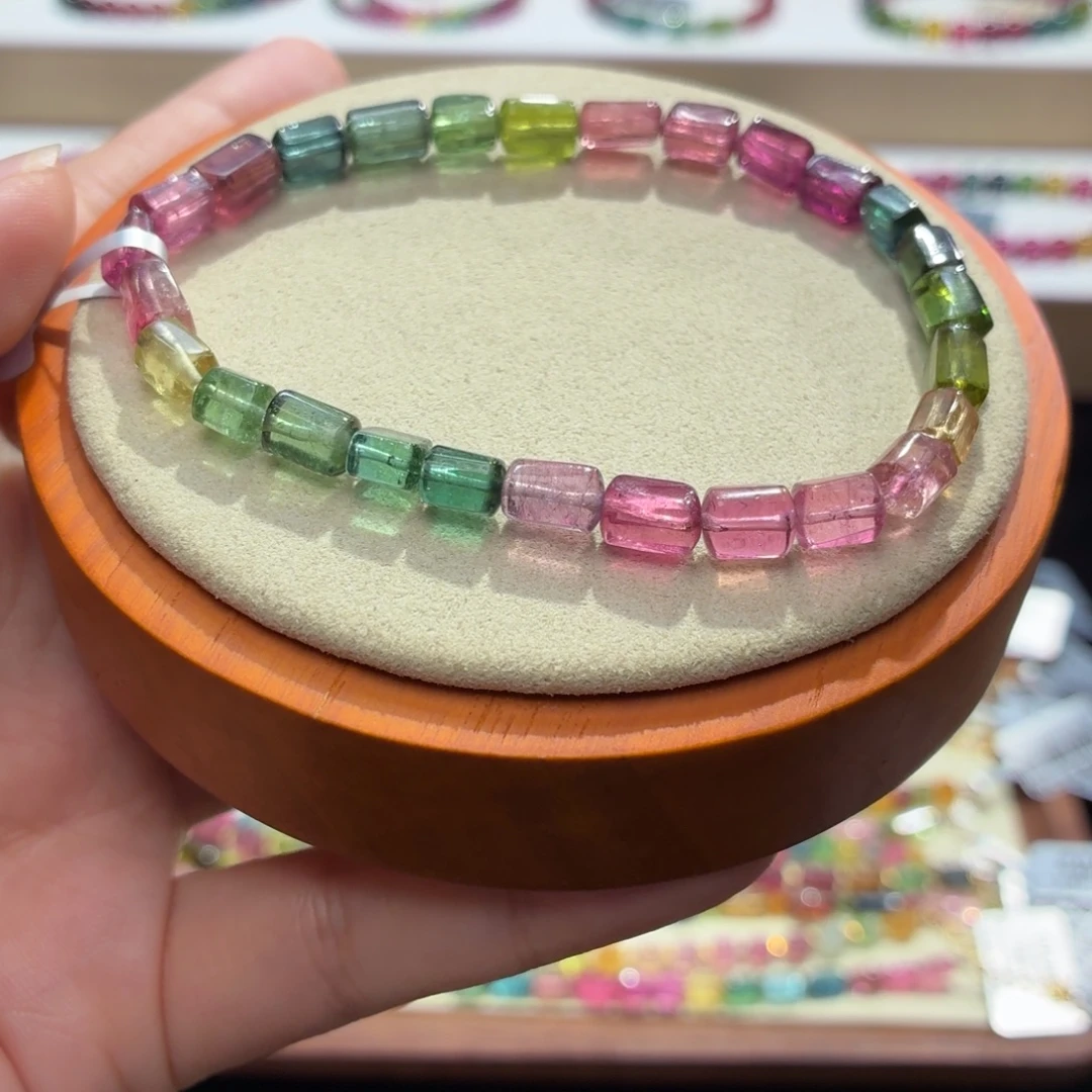 碧玺未镶嵌手串两天看货期